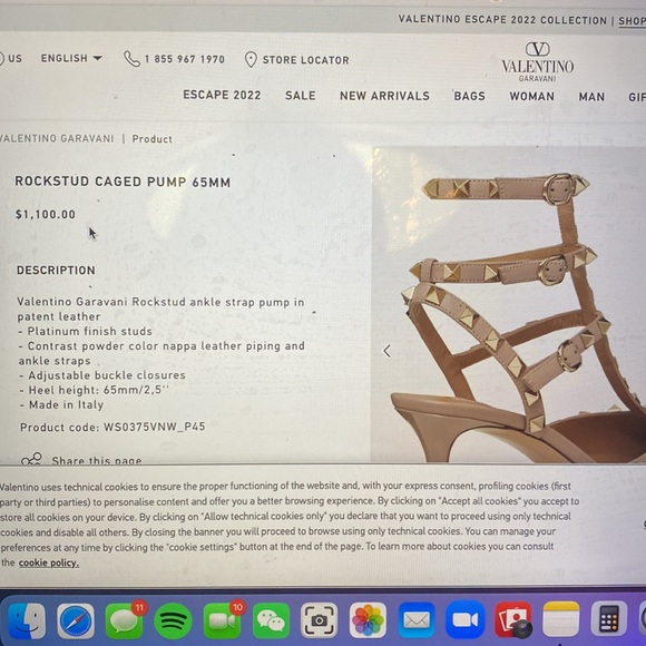 Valentino Garavani Rockstar Caged Pump 65mm - Picture 6 of 6